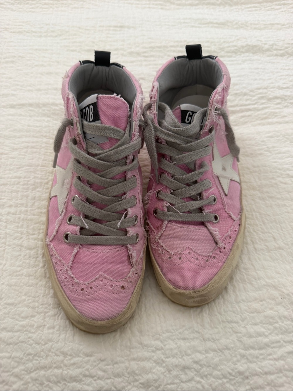 Light Pink Golden Goose Midstar Sneakers